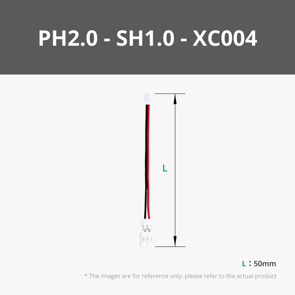 50mm PH2.0 to SH1.0 Conversion Wire